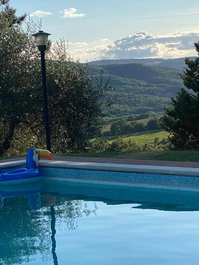 Gorgeous 2-Storey Villa With A Large Private Pool Todi Exterior foto